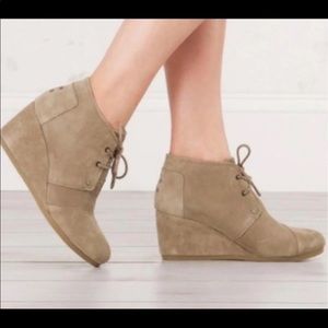 Toms Wedge Bootie